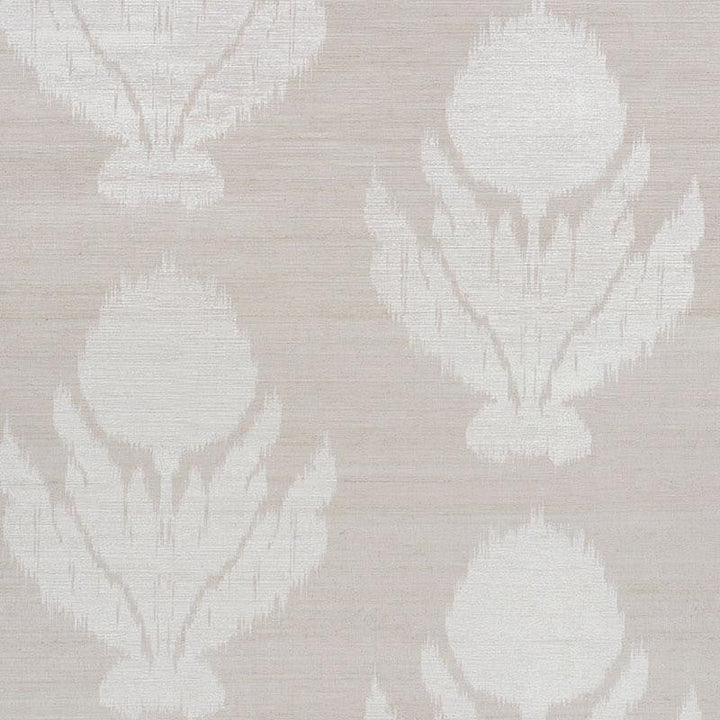 Agra Hemp Shimmer Moonstone 5009400 by Schumacher Designer Wallpaper Printed & Embellished Wallcoverings 34.0" - Swanky Fabrics -