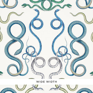 Schumacher Wallpaper Giove Emerald & Sapphire 5009460
