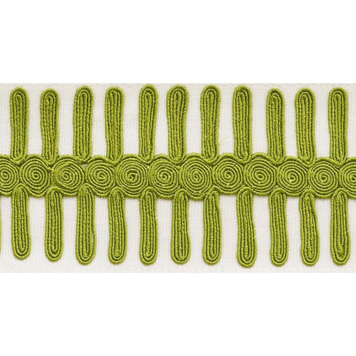 Castille Tape Leaf 70746 by Schumacher Designer Trim Statement Tapes - Swanky Fabrics -