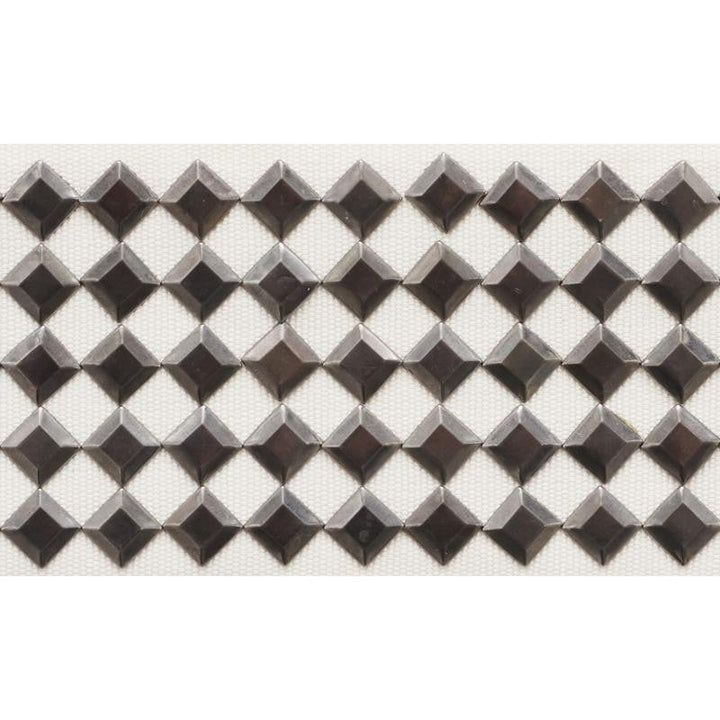 Armure Tape Gunmetal 74230 by Schumacher Designer Trim Statement Tapes - Swanky Fabrics -