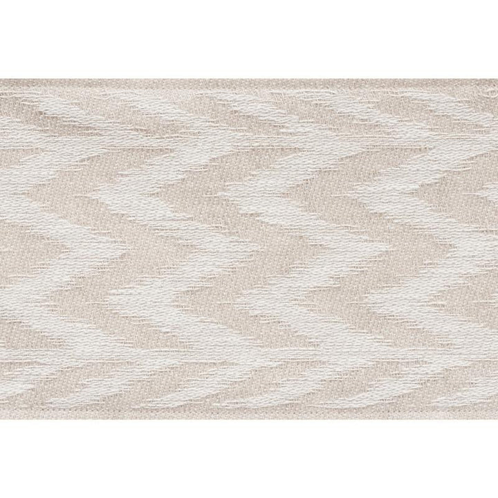 Chevron Woven Tape Natural 74250 by Schumacher Designer Trim Statement Tapes 1.5" - Swanky Fabrics -