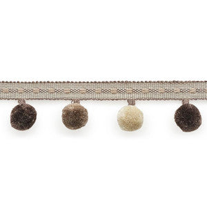 Schumacher Trim Poms Taupe 74364