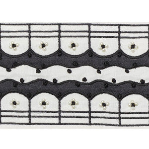 Schumacher Trim Perla Tape Noir 74381