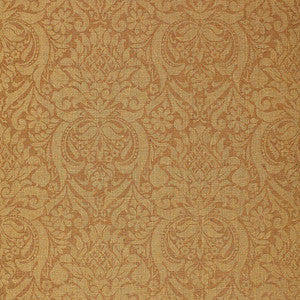 Schumacher Wallpaper Valencay Damask Camel 5000412