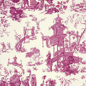 Schumacher Wallpaper Chinois Peony 5007001