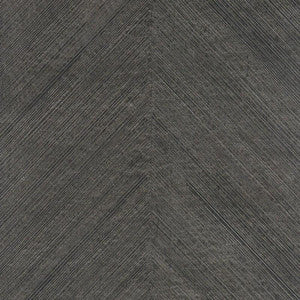 Schumacher Wallpaper Combed Chevron Black Slate 5007423