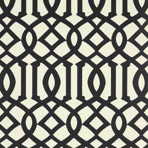 Schumacher Wallpaper Imperial Trellis Ii Jet 5005804