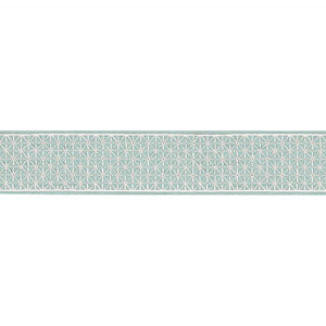 Schumacher Trim Directoire Tape Teal 68641