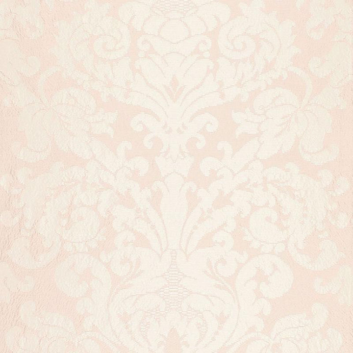 Chateau Silk Damask Blush 68881 by Schumacher Designer Fabric Timothy Corrigan 26.5" - Swanky Fabrics -