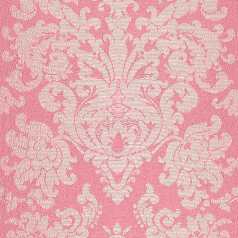 Chateau Silk Damask Springtime 68882 by Schumacher Designer Fabric Timothy Corrigan 26.5" - Swanky Fabrics -