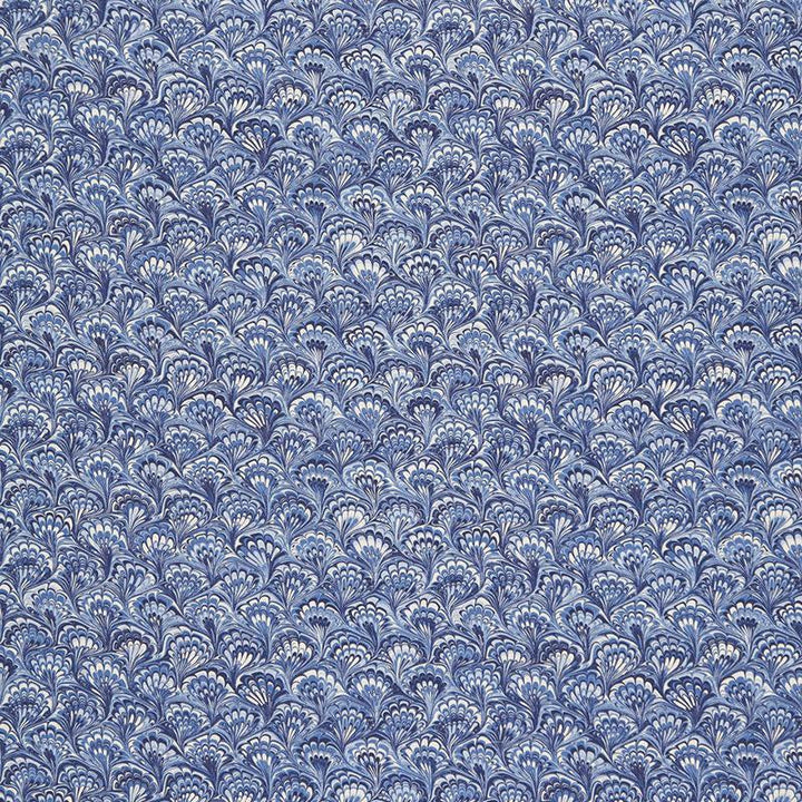 Capulet Lapis 175661 by Schumacher Designer Fabric Ottoman Chic 13.5" - Swanky Fabrics -