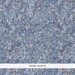 Schumacher Wallpaper Florence Lapis 5006901