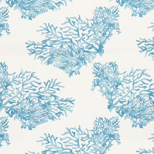 Schumacher Fabric Great Barrier Reef Blue 175364