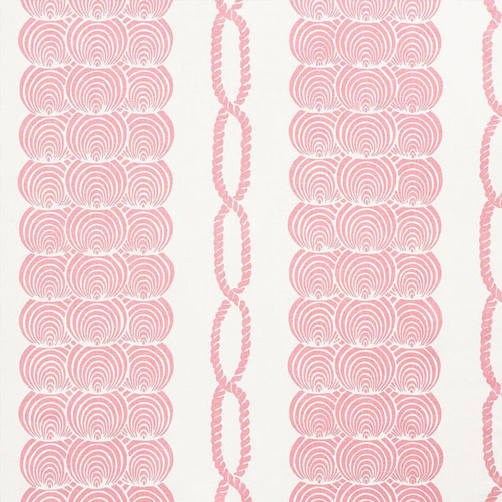 Coralline Pink 177782 by Schumacher Designer Fabric Nautilus 35.75" - Swanky Fabrics -