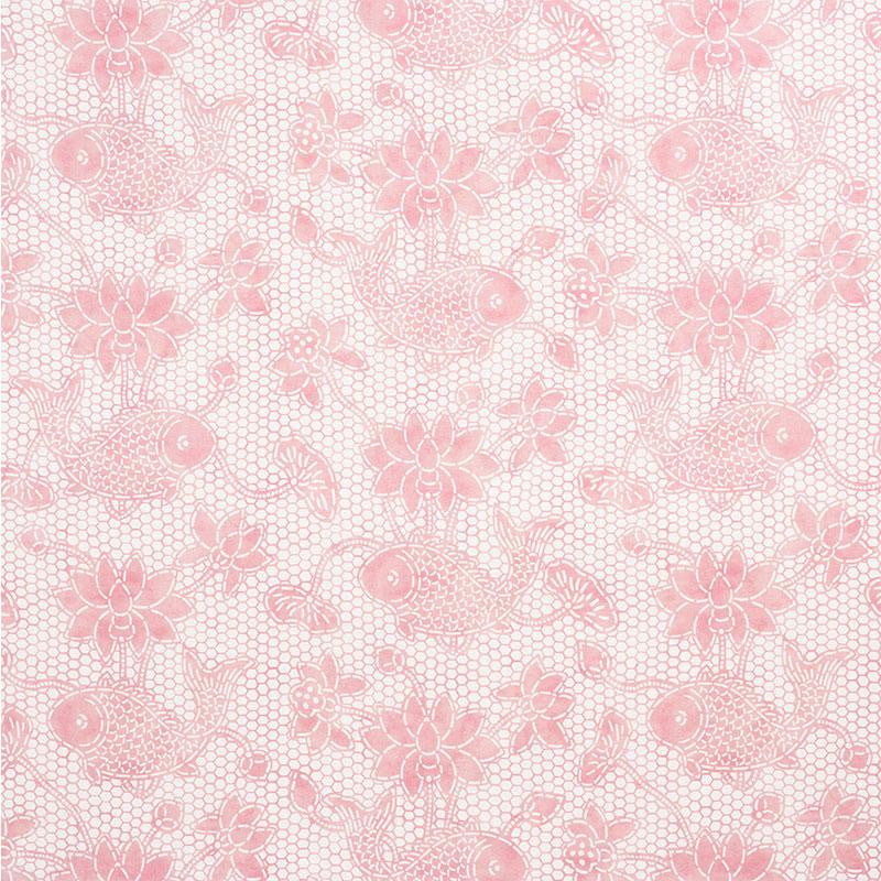 Lotus Batik Pink 177792 by Schumacher Designer Fabric Isola Indoor/Outdoor 26.0" - Swanky Fabrics -