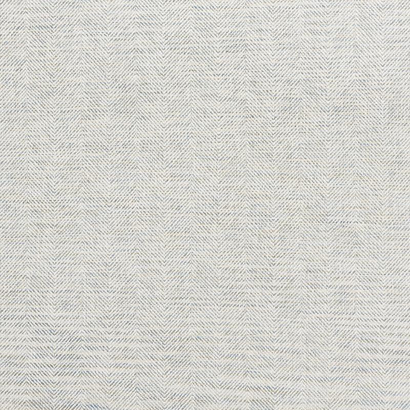 Caro Herringbone Sky 75143 by Schumacher Designer Fabric Relaxed Glamour 3.5" - Swanky Fabrics -
