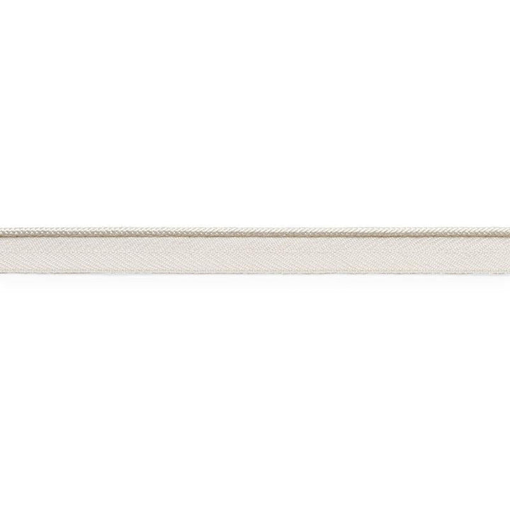 Gustave Silk Lip Cord Narrow Ivory 74520 by Schumacher Designer Trim Perfect Basics: Trims - Swanky Fabrics -