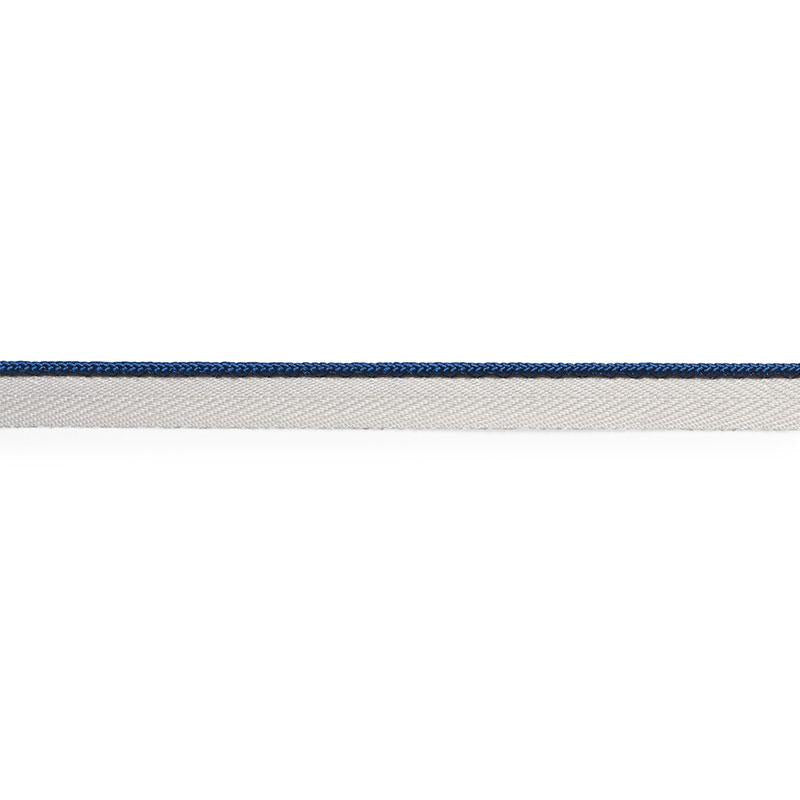 Gustave Silk Lip Cord Narrow Navy 74528 by Schumacher Designer Trim Perfect Basics: Trims - Swanky Fabrics -