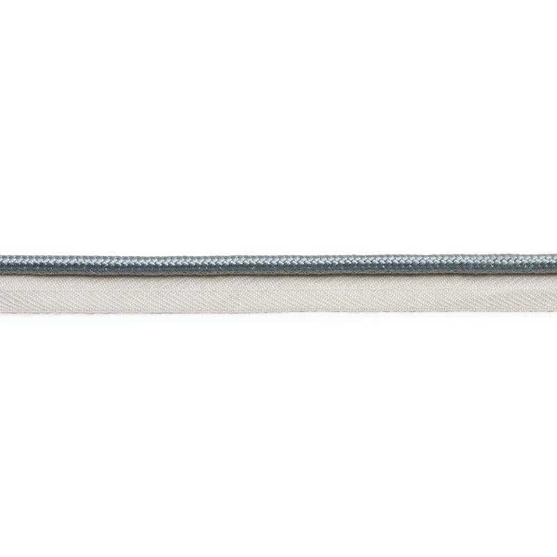 Gustave Silk Lip Cord Medium Cloud 74542 by Schumacher Designer Trim Perfect Basics: Trims - Swanky Fabrics -