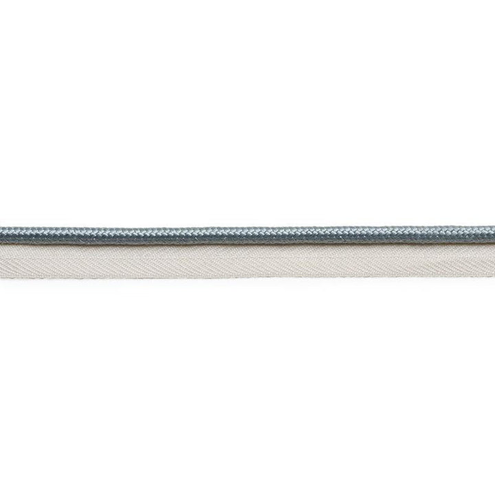 Gustave Silk Lip Cord Medium Cloud 74542 by Schumacher Designer Trim Perfect Basics: Trims - Swanky Fabrics -