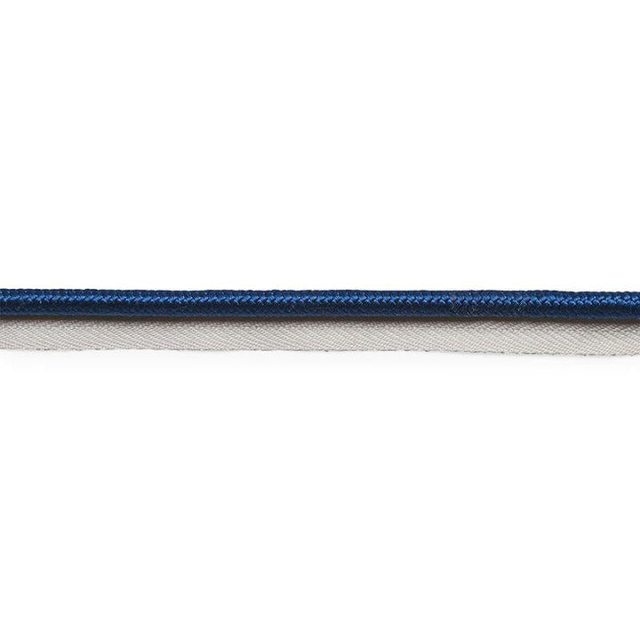 Gustave Silk Lip Cord Wide Navy 74568 by Schumacher Designer Trim Perfect Basics: Trims - Swanky Fabrics -