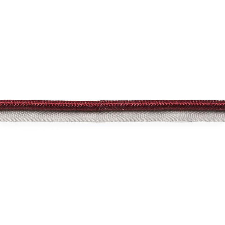 Gustave Silk Lip Cord Wide Burgundy 74569 by Schumacher Designer Trim Perfect Basics: Trims - Swanky Fabrics -