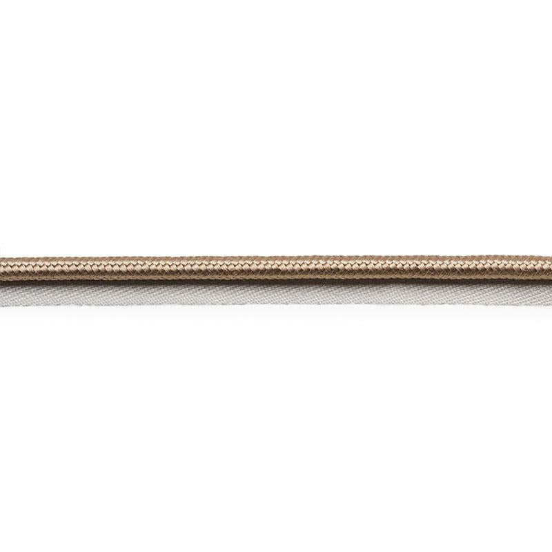 Gustave Silk Lip Cord Wide Sand 74563 by Schumacher Designer Trim Perfect Basics: Trims - Swanky Fabrics -