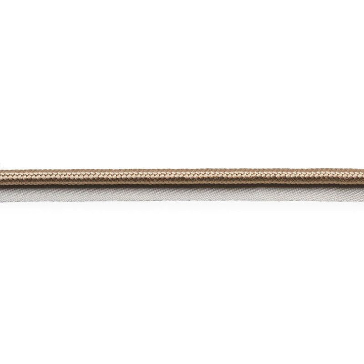 Gustave Silk Lip Cord Wide Sand 74563 by Schumacher Designer Trim Perfect Basics: Trims - Swanky Fabrics -