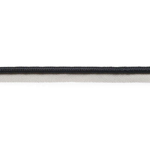 Schumacher Trim Gustave Silk Lip Cord Wide Black 74571