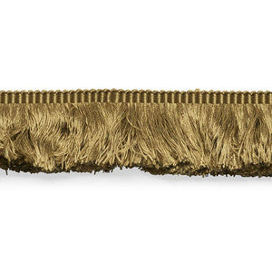 Schumacher Trim Francois Silk Brush Fringe Olive 74585