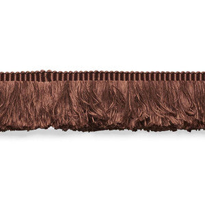 Schumacher Trim Francois Silk Brush Fringe Brown 74590