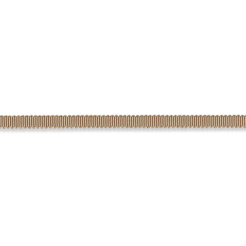 Pierre Silk Gimp Extra Narrow Sand 74623 by Schumacher Designer Trim Perfect Basics: Trims - Swanky Fabrics -