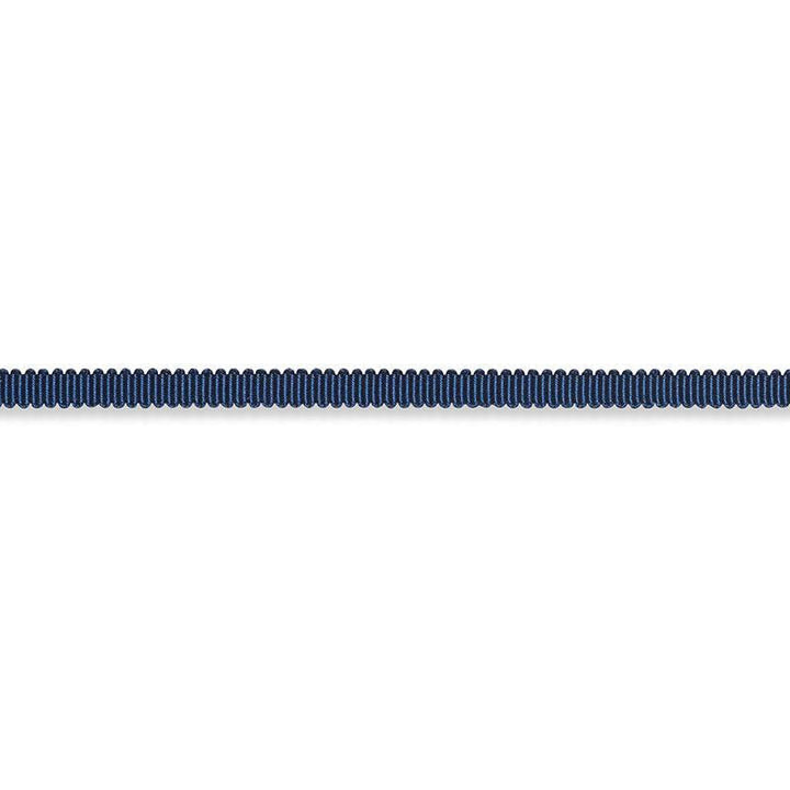 Pierre Silk Gimp Extra Narrow Navy 74628 by Schumacher Designer Trim Perfect Basics: Trims - Swanky Fabrics -