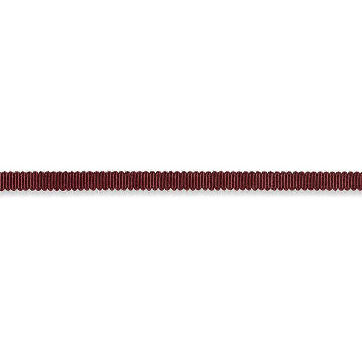 Pierre Silk Gimp Extra Narrow Burgundy 74629 by Schumacher Designer Trim Perfect Basics: Trims - Swanky Fabrics -