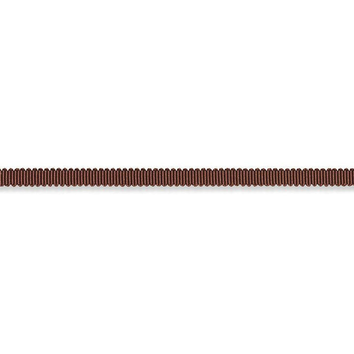 Pierre Silk Gimp Extra Narrow Brown 74630 by Schumacher Designer Trim Perfect Basics: Trims - Swanky Fabrics -