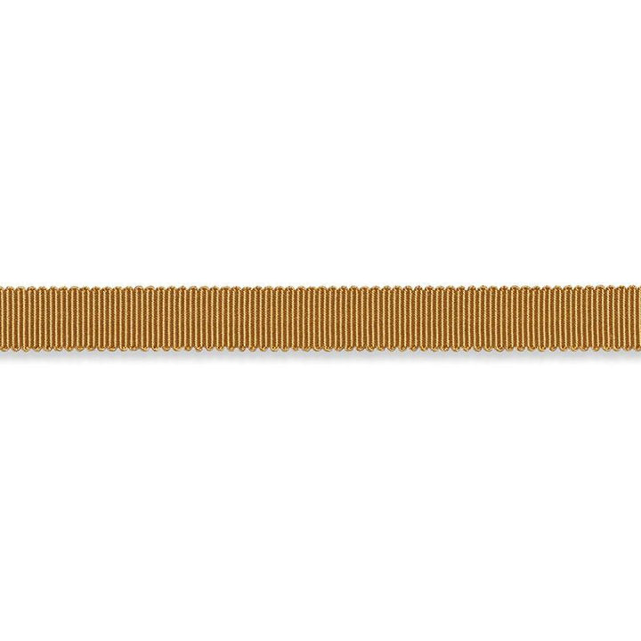 Pierre Silk Gimp Narrow Gold 74644 by Schumacher Designer Trim Perfect Basics: Trims - Swanky Fabrics -