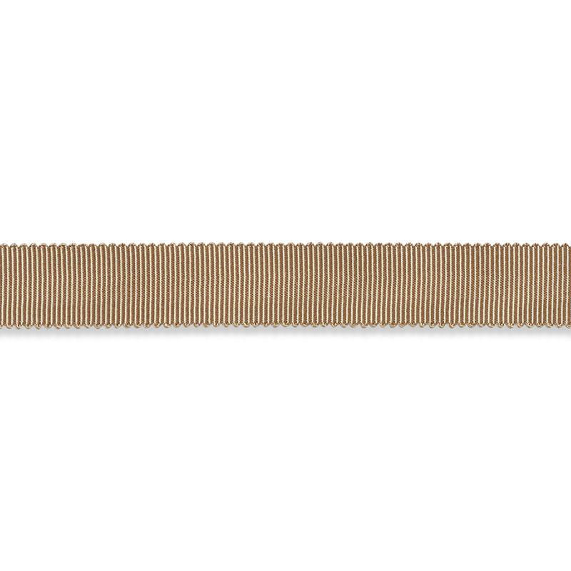 Pierre Silk Gimp Medium Sand 74663 by Schumacher Designer Trim Perfect Basics: Trims - Swanky Fabrics -