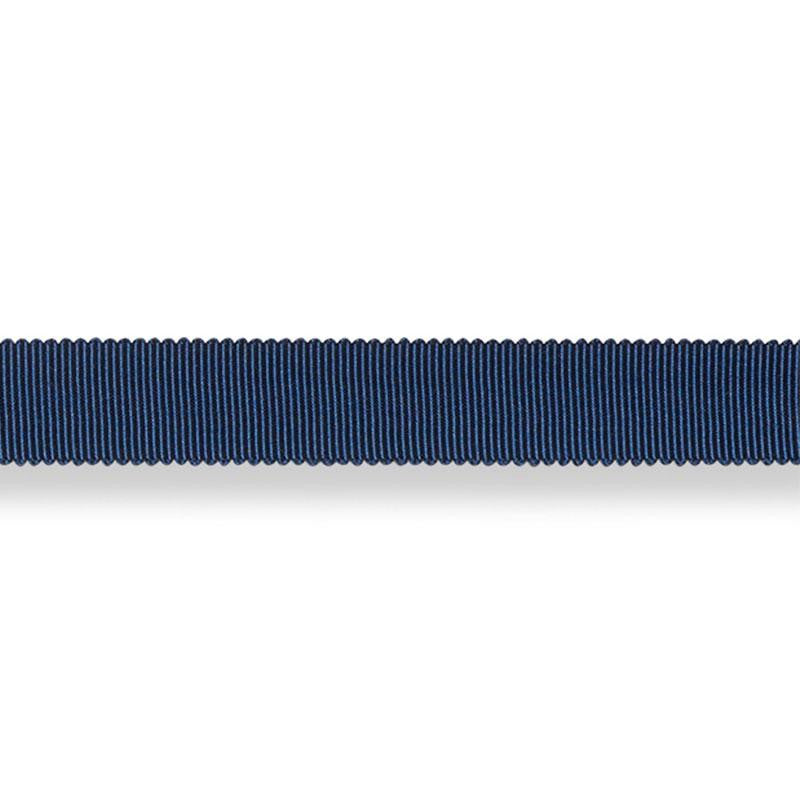 Pierre Silk Gimp Medium Navy 74668 by Schumacher Designer Trim Perfect Basics: Trims - Swanky Fabrics -