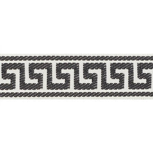 Schumacher Trim Etienne Silk Greek Key Narrow Black 74685