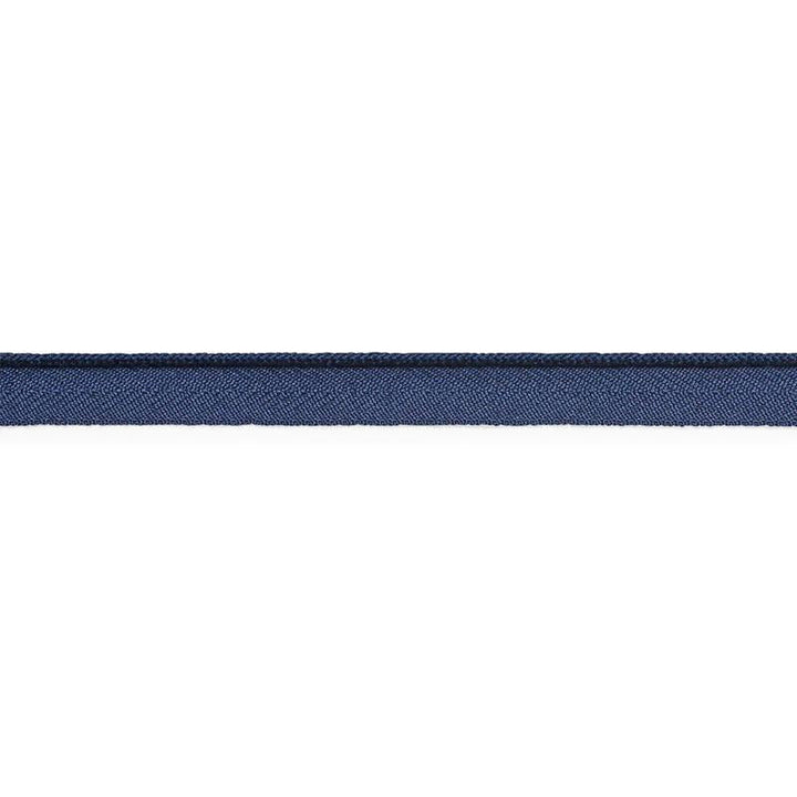 Cedric Cotton Lip Cord Narrow Navy 74764 by Schumacher Designer Trim Perfect Basics: Trims - Swanky Fabrics -