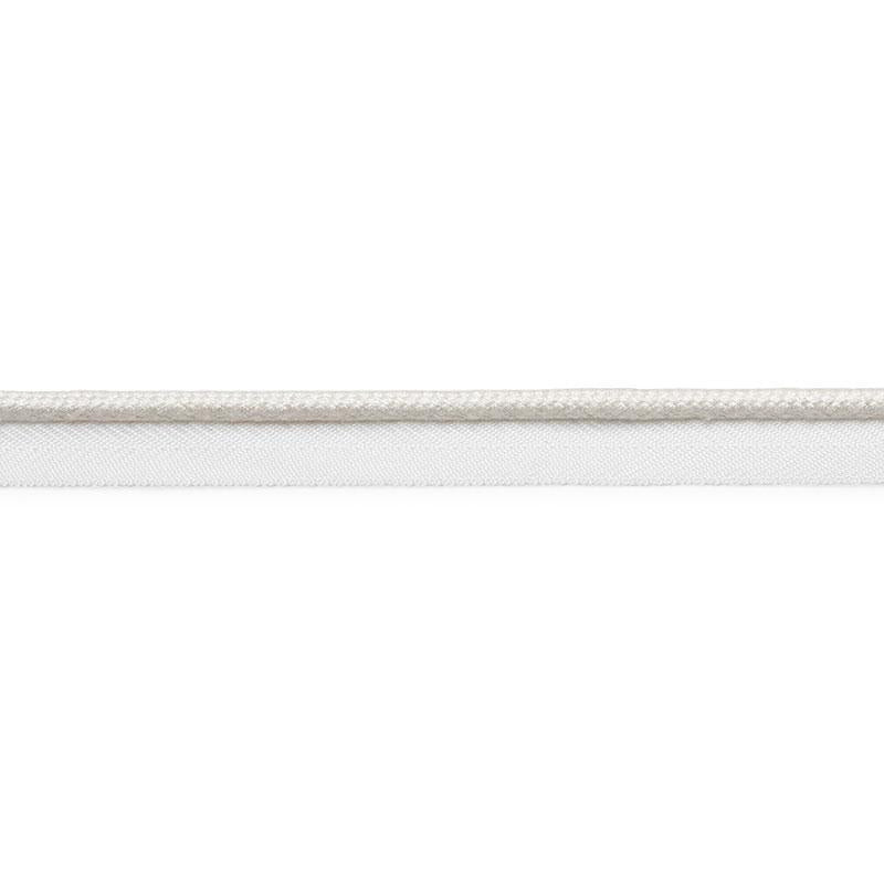 Cedric Cotton Lip Cord Medium Ivory 74780 by Schumacher Designer Trim Perfect Basics: Trims - Swanky Fabrics -