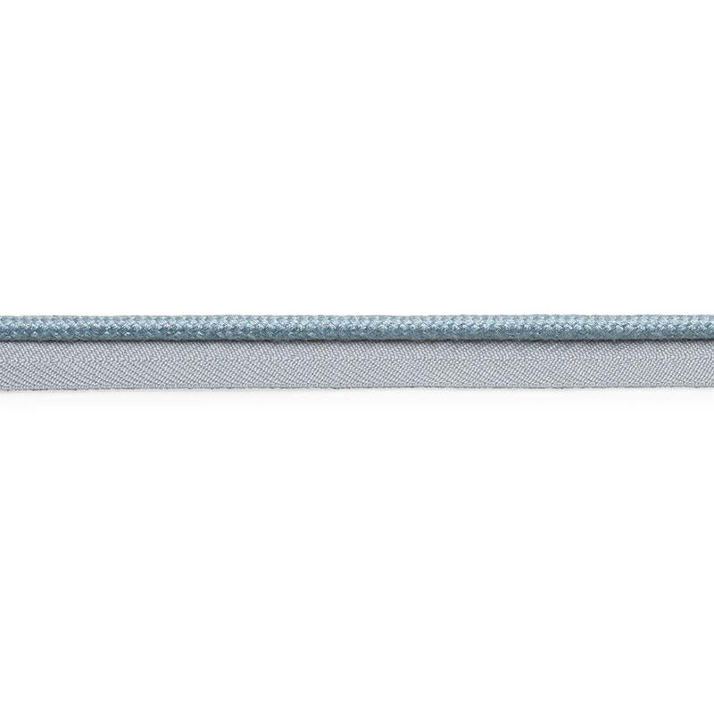 Cedric Cotton Lip Cord Medium Sky 74783 by Schumacher Designer Trim Perfect Basics: Trims - Swanky Fabrics -