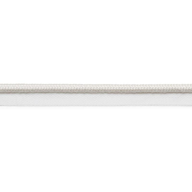 Cedric Cotton Lip Cord Wide Ivory 74800 by Schumacher Designer Trim Perfect Basics: Trims - Swanky Fabrics -