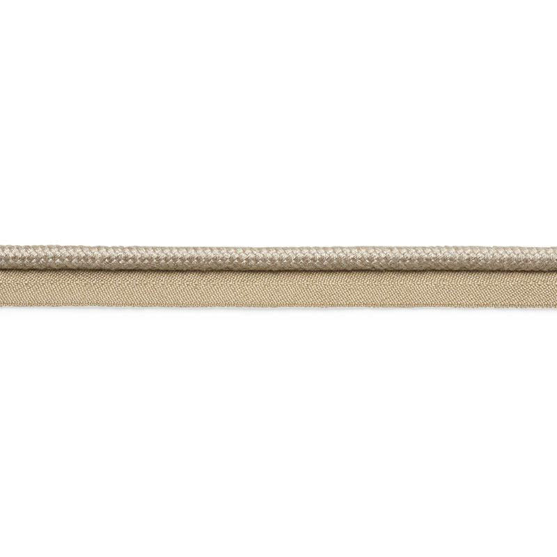 Cedric Cotton Lip Cord Wide Linen 74801 by Schumacher Designer Trim Perfect Basics: Trims - Swanky Fabrics -