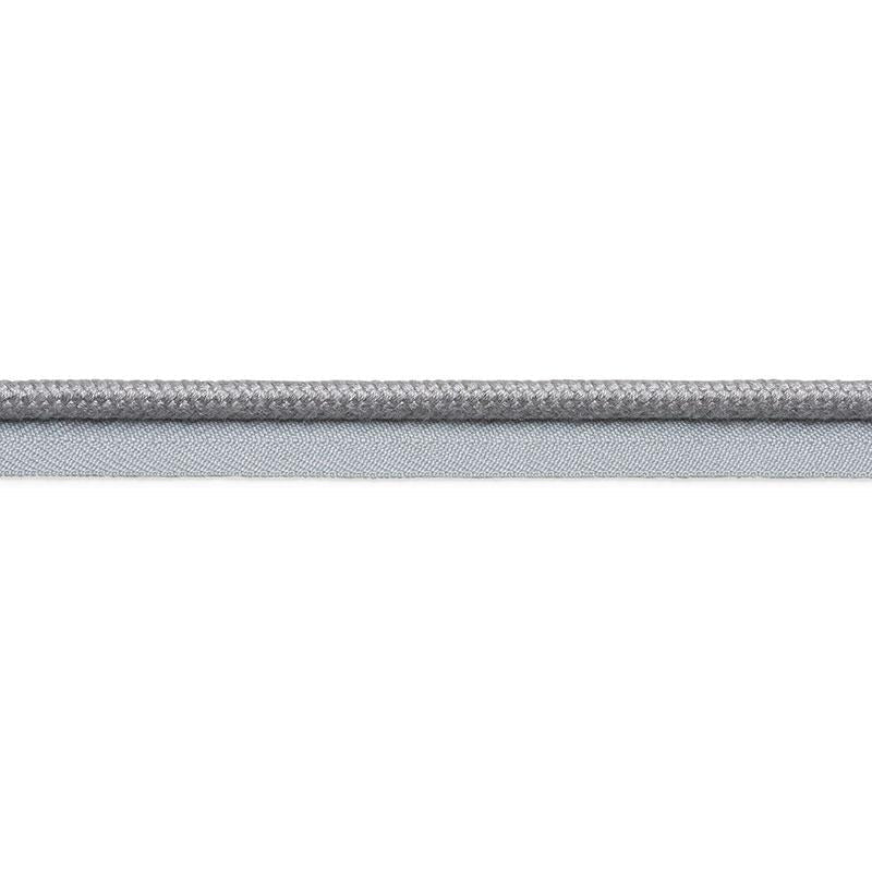 Cedric Cotton Lip Cord Wide Grey 74802 by Schumacher Designer Trim Perfect Basics: Trims - Swanky Fabrics -