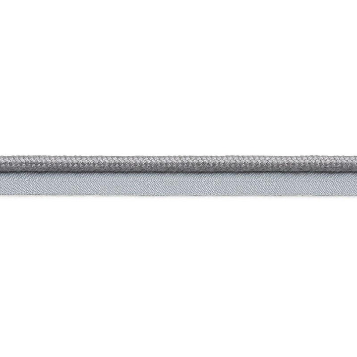 Cedric Cotton Lip Cord Wide Grey 74802 by Schumacher Designer Trim Perfect Basics: Trims - Swanky Fabrics -