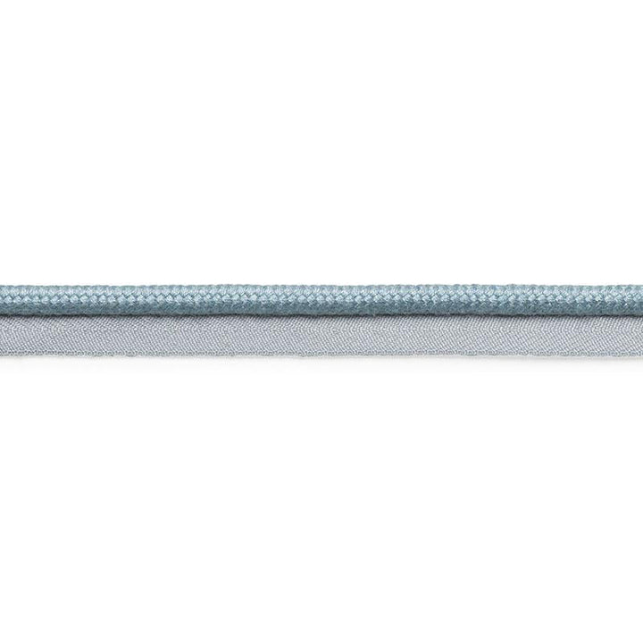 Cedric Cotton Lip Cord Wide Sky 74803 by Schumacher Designer Trim Perfect Basics: Trims - Swanky Fabrics -