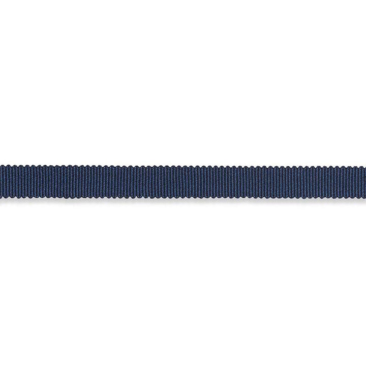 Harry Cotton Gimp Navy 74824 by Schumacher Designer Trim Perfect Basics: Cotton Trims - Swanky Fabrics -