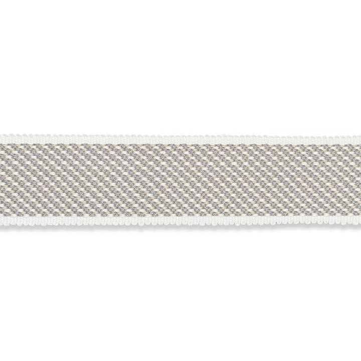 Winston Cotton Braid Medium Charcoal 74861 by Schumacher Designer Trim Perfect Basics: Trims - Swanky Fabrics -