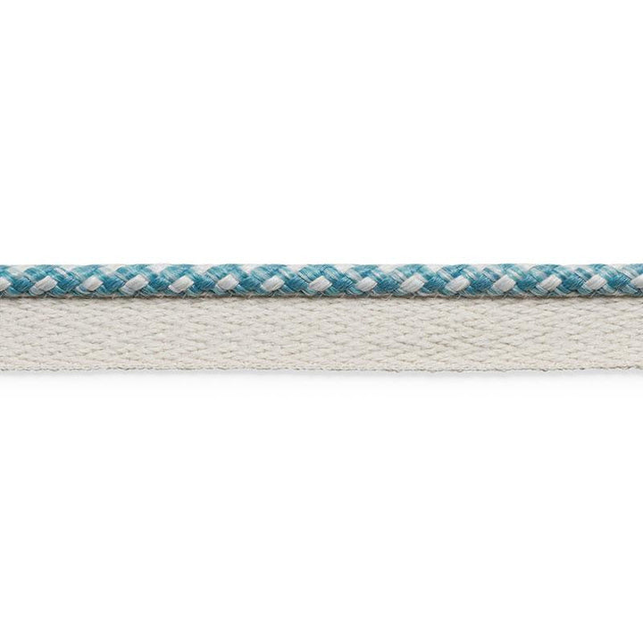 Keaton Lip Cord Indoor/Outdoor Ocean 74902 by Schumacher Designer Trim Perfect Basics: Outdoor Trims - Swanky Fabrics -